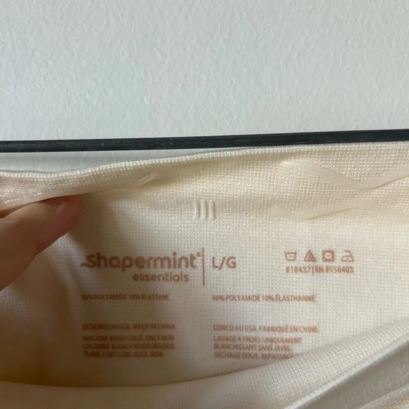 Shapermint Cream Shapewear Shorts - Picture 5 of 5